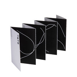 Anthony McCall Doubling Back concertina postcard set